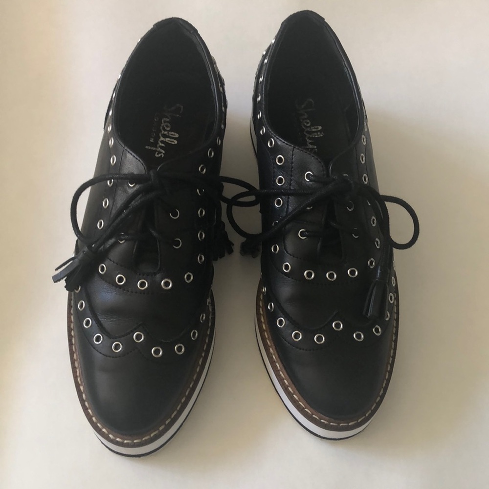Shelly’s London Winchester Platform Wedge Oxford
